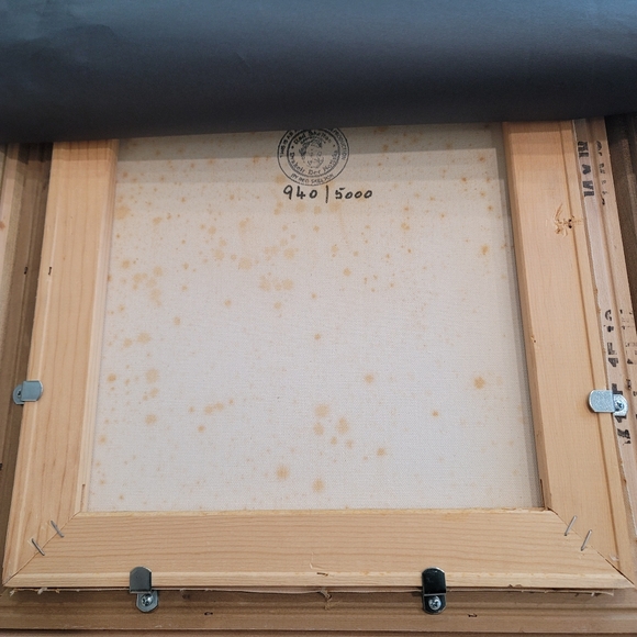 Red Skelton "Old Glory" Freddie clown number 940/5000 signed canvas framed rare - Picture 7 of 11